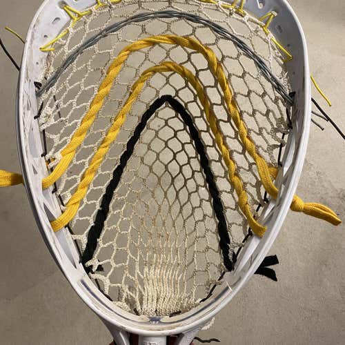 White Used Goalie Strung Eclipse Head