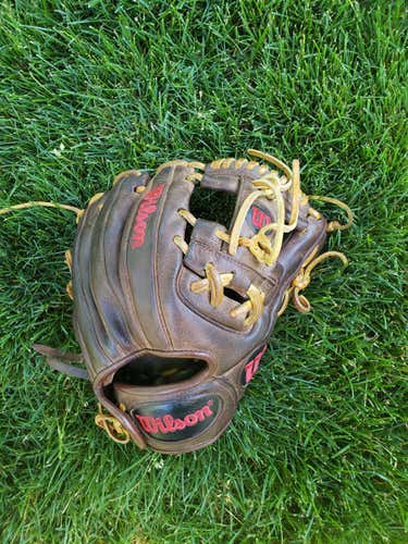 Used Wilson Right Hand Throw Baseball Glove 11.5"