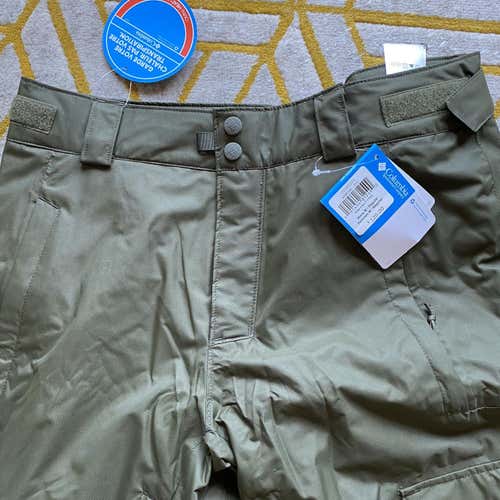 Green Adult Medium Columbia Ski Pants