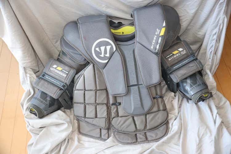 Used Senior XL Warrior Ritual G2 Pro Goalie Chest & Arm Protector