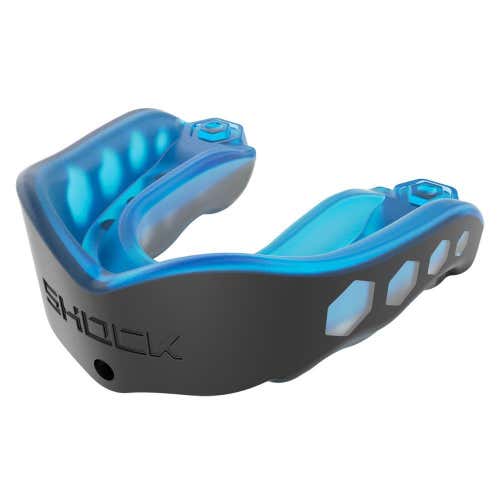 New Shock Doctor Youth unflavored Gel MAX Mouthguard with tether included