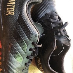 Black Used Turf Cleats Adidas Soccer Cleats