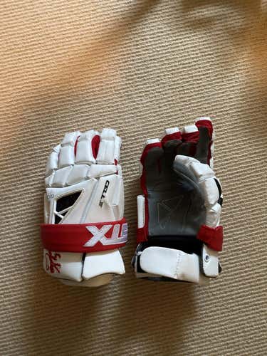 Custom Used STX Cell IV Lacrosse Gloves 13"