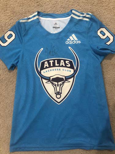 Used Paul Rabil Autographed Atlas Jersey