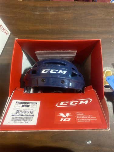 Buffalo Sabers Stock Blue New Small CCM Vector V10 Pro Stock Helmet