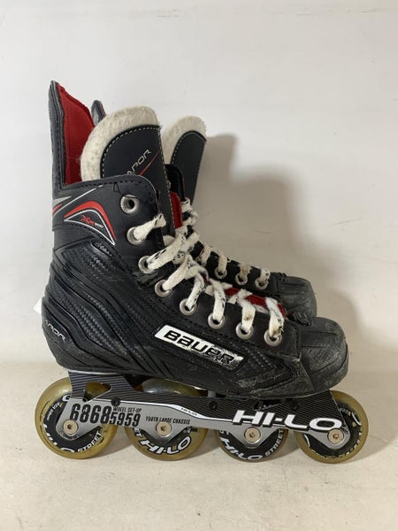 Used Bauer Xr300 Roller Hockey Skates Size 1