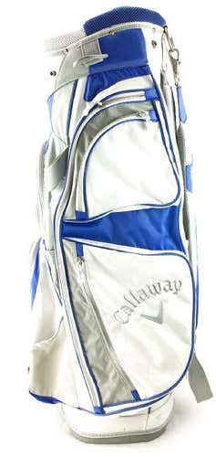 Callaway Lady Sport Womens White/Blue Size 13-Way Cart Golf Bag