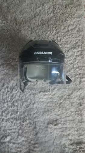 Black Used Bauer IMS 7.0 Helmet with half shield
