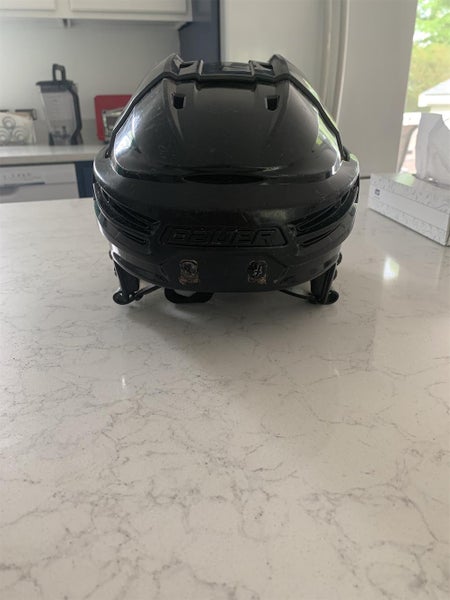 Black Used Medium Bauer Re-Akt 100 Helmet