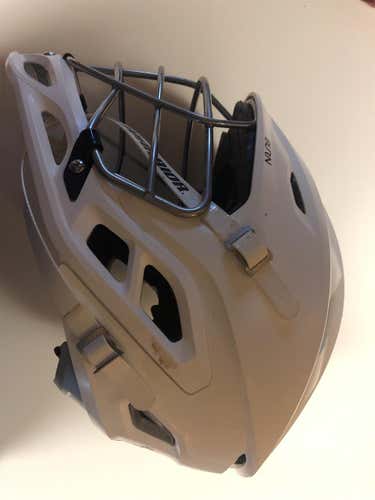 White Player's Warrior Burn Helmet