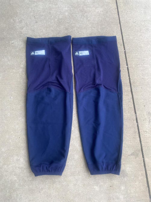 New Buffalo Sabers Stock Blue Senior  Adidas Pro Stock Socks Size XL+