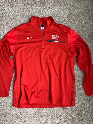 Boston University Hockey Nike Dry-Fit Pullover - XL