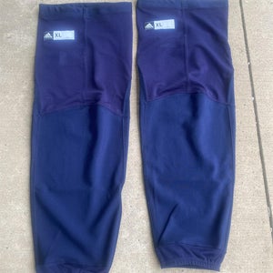 Used Buffalo Sabers Stock Blue Senior XL Adidas Pro Stock Practice Socks