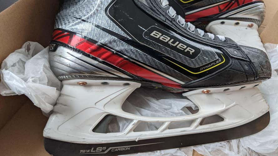 Used Senior Bauer Vapor 2X Pro Hockey Skates Regular Width Pro Stock Size 8.5