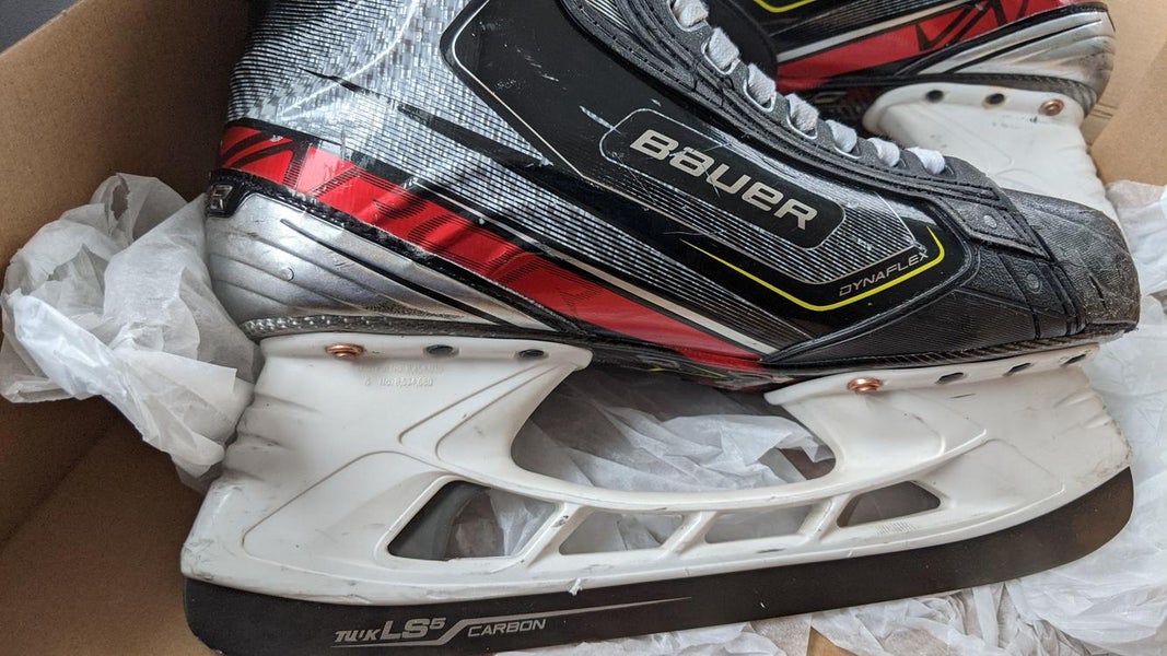 Used Senior Bauer Vapor 2X Pro Hockey Skates Regular Width Pro Stock Size 8.5
