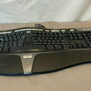 Microsoft 1048 USB Wired Natural Ergonomic Keyboard 4000 v1.0 GREAT LOOK