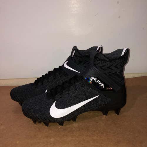 Black Men's Molded Cleats High Top