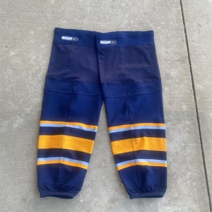 New Buffalo Sabers Home Blue Senior  Reebok Pro Stock Socks Size XL+