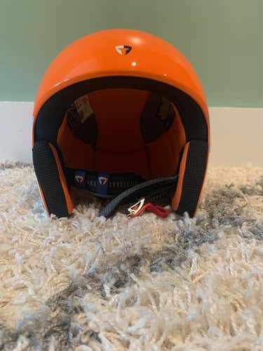 Orange Used Medium/Large Briko Vulcano FIS Helmet FIS Legal