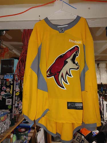 Arizona Coyotes - Used Pro Stock Practice Jersey - 58+
