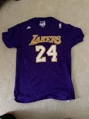 Kobe Bryant NBA Purple Adult Medium Adidas Shirt