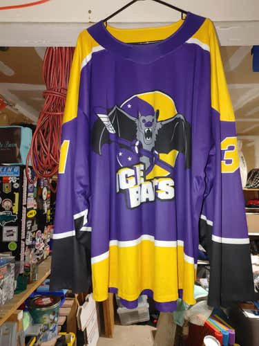 Custom Men's League Jersey - Ice Bats - Reversible - 2XL