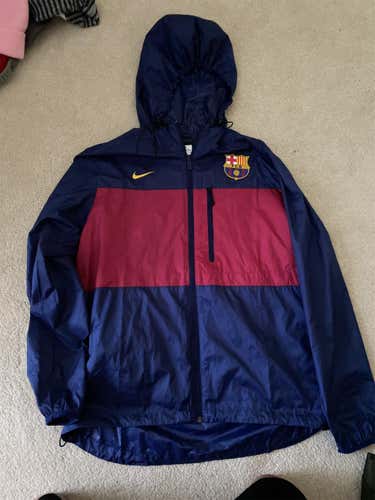 Barcelona FCB Blue Adult Medium Nike Jacket