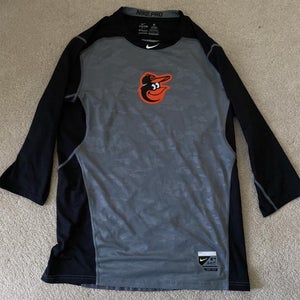 Baltimore Orioles Black Adult Large Nike Shirt