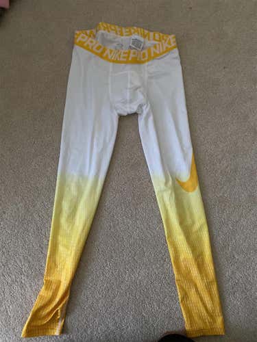 White Adult Large Nike Compression