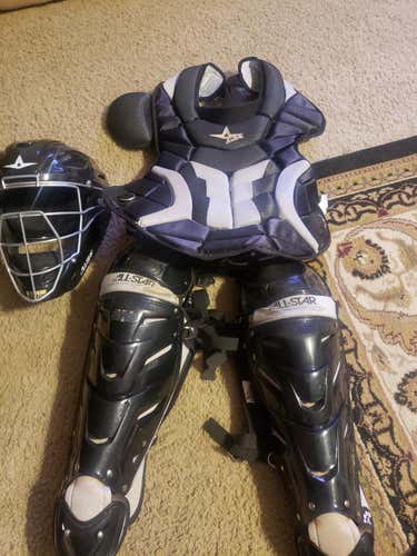 Used Adult All Star System 7 Catcher's Set