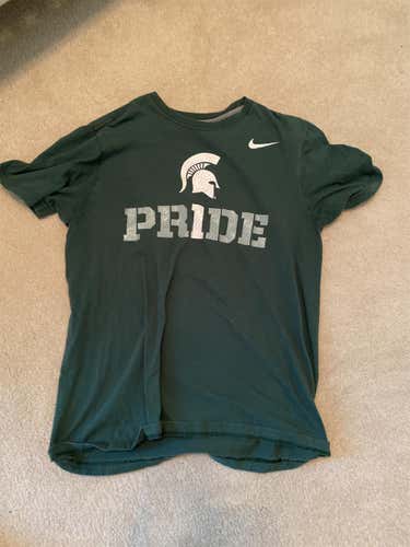 Michigan State Green Adult Medium Nike Shirt