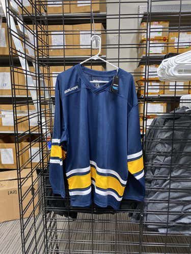 Brand New Blue Adult Large Bauer Jersey