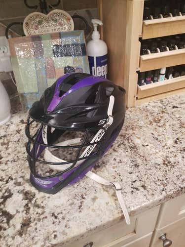 Black and purple Used Youth Player's Cascade S Helmet