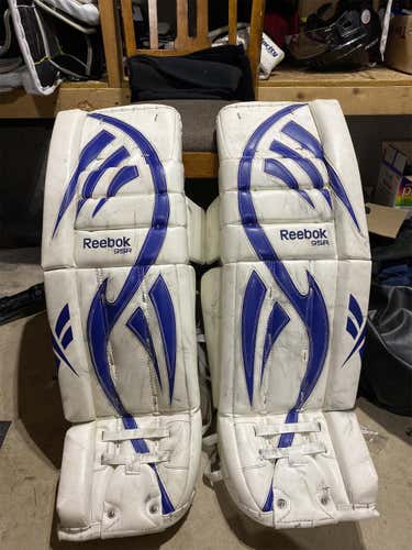 White Senior 35" Regular Goalie Full Set