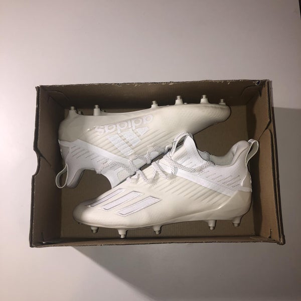 Adidas Adizero x Anniversary Football Cleats SZ 8.5 Cloud White MSRP $120 (nolid)
