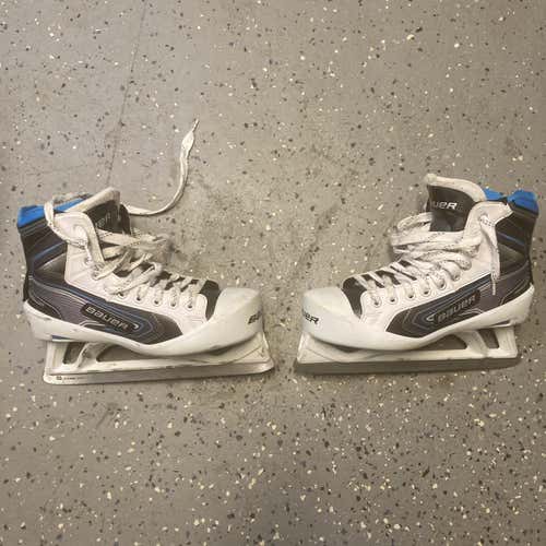 Senior Bauer Reactor 5000 Regular Width Size 9.5 Goalie Skates