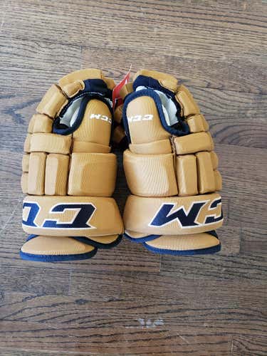 New retro tan CCM HG4PC Gloves 15"