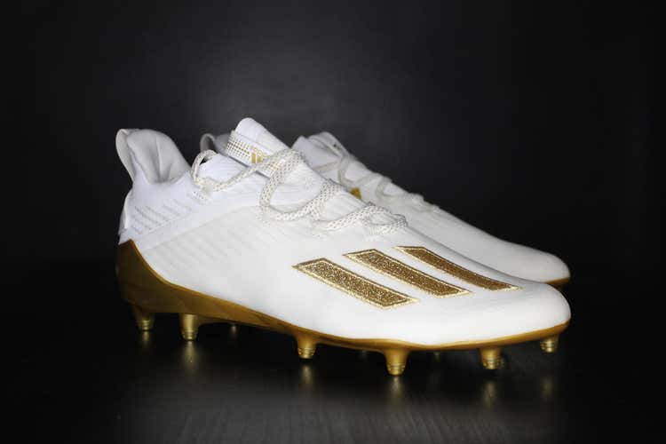 Adidas Adizero X Cloud White / Gold Metallic / Gold Metallic size 11