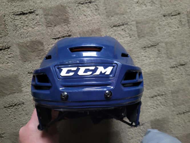 Navy Blue Medium CCM Tacks 710 Helmet