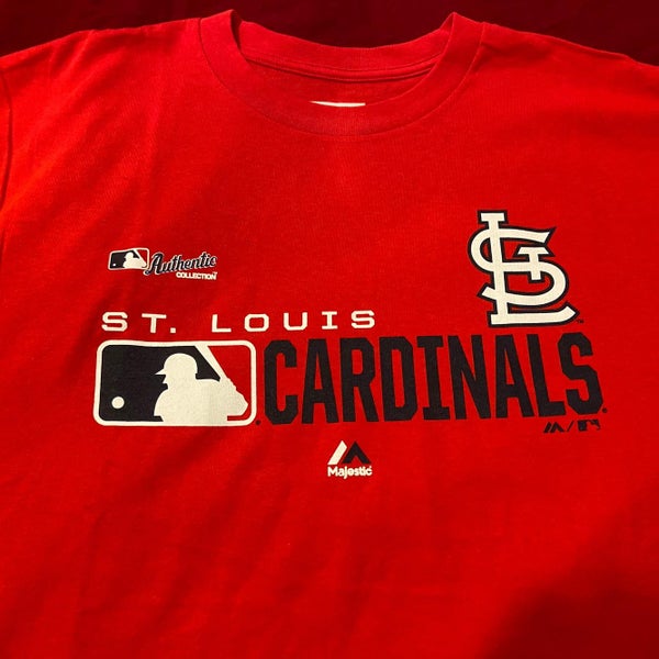 Women´s Majestic St. Louis Cardinals T-Shirt， Red， 2XL 海外 即決-