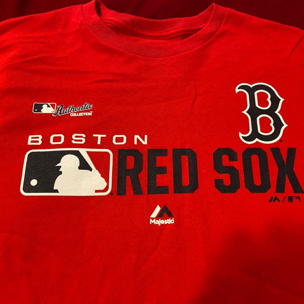 Boston Red Sox Shirt Adult Large Blue Red White Outdoors Preppy MLB Baseball  Men