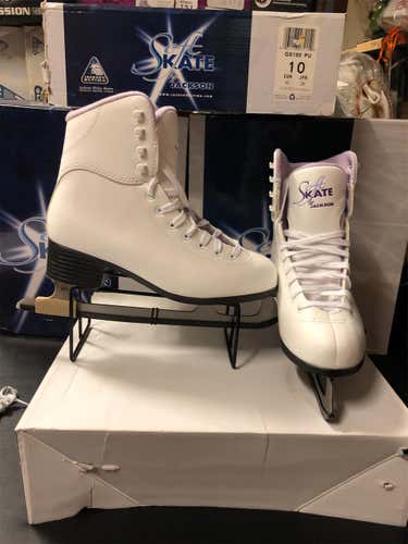 New While Jackson Ultima GS 180 Size 10 Figure Skates