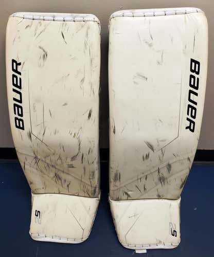XL (36) Bauer Supreme 2S Pro Goalie Senior Leg Pads Pro Stock