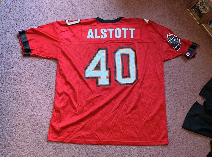 MIKE ALSTOTT UNSIGNED CUSTOM RED JERSEY XL – ASA College: Florida