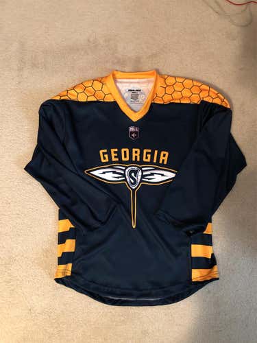 NLL Georgia Swarm Box Lacrosse Replica Jersey WORN ONCE