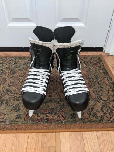 Used Senior CCM RibCor 42K Hockey Skates Extra Wide Width Size 10.5