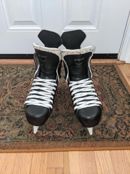 Used Senior CCM RibCor 42K Hockey Skates Extra Wide Width Size 10.5