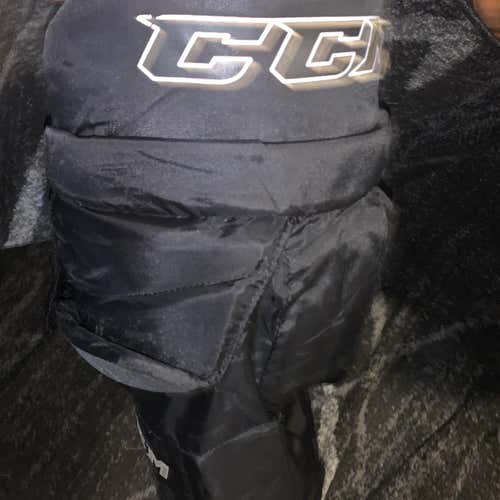 Black Senior Medium CCM Premier Pro Hockey Goalie Pants
