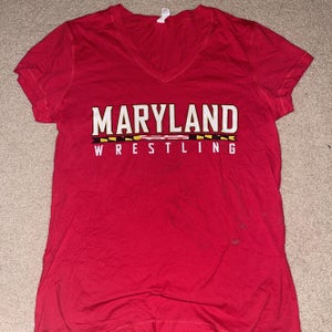 NWOT Maryland Wrestling Women’s Shirt Size XL Red