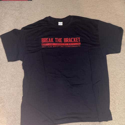 NWOT Maryland Wrestling 2018 Big Ten Championships Shirt Men’s Size XL Black
